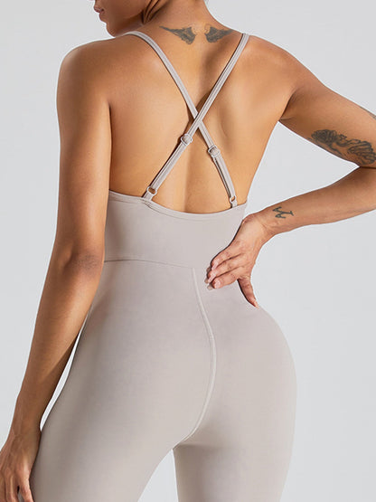 BUYCO Female Cross Back Jumpsuit