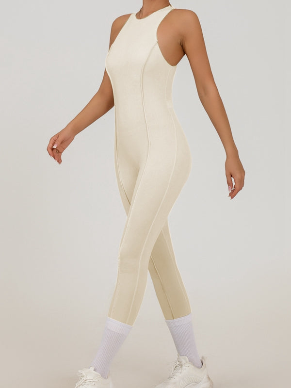 BUYCO Female  "Patchwork" Style Zipper Jumpsuit