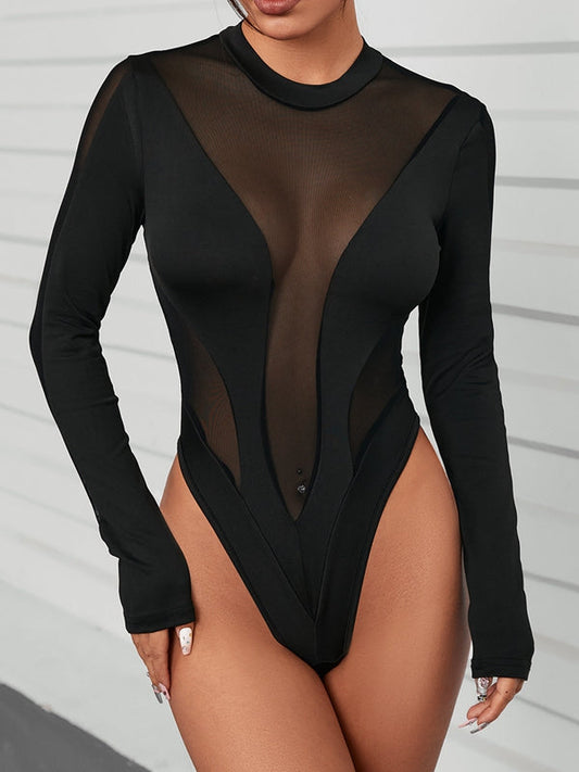 BUYCO Female Fitted Mesh Bodysuit