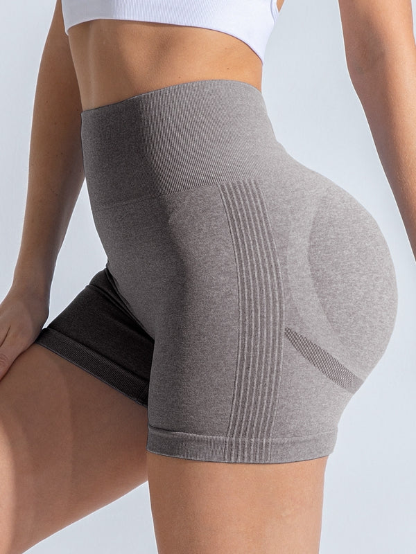 BUYCO Female Seamless Deep V Back Ruched Back Shorts