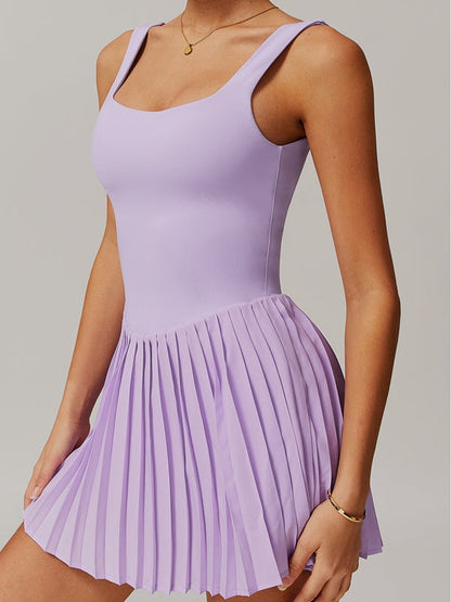 BUYCO Female Backless 2 In 1 Quick-dry Dress