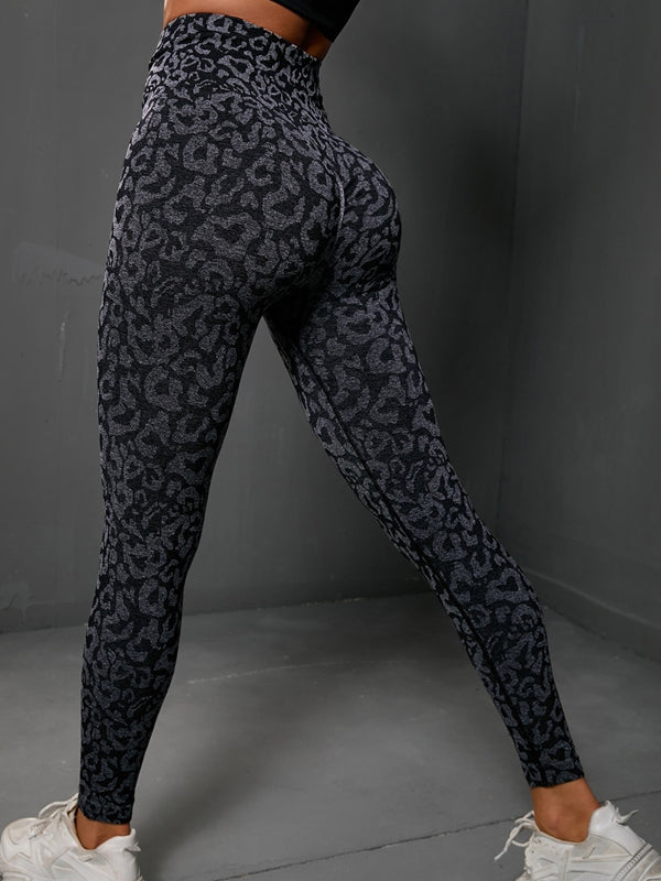 BUYCO Female Leopard Print Fitness Yoga Legging