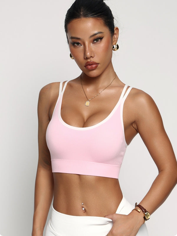 BUYCO Female Fitted Cross Back Sports Bras