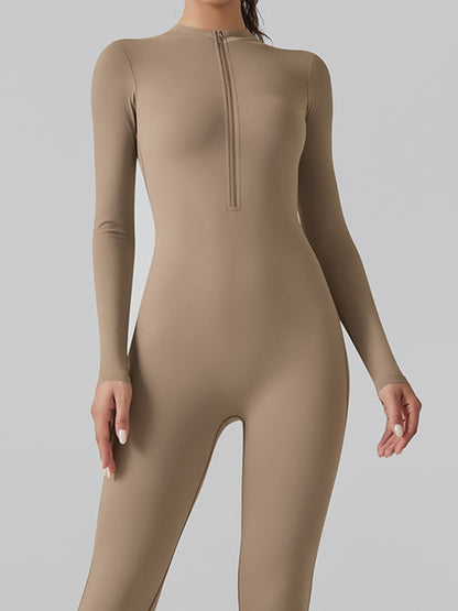 BUYCO Female Zipper Hip-lift Jumpsuit
