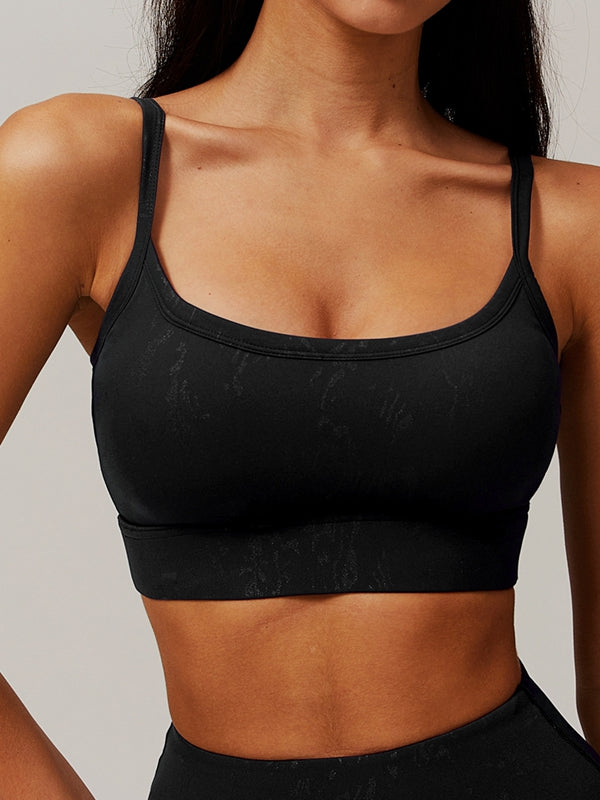 BUYCO Female Fitted Modern Stamping Print Sports Bras