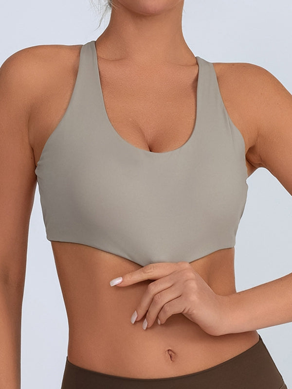 BUYCO Female Cross Back Quick Dry Sports Bras