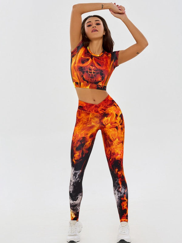 BUYCO Female Skeleton Print Tracksuit