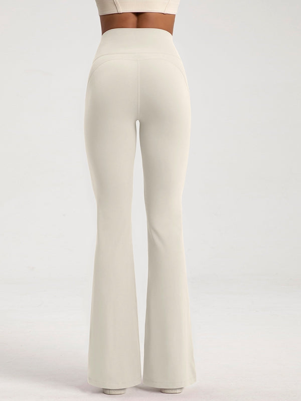 BUYCO Female Fleece Flare Elastic Tight Leggings