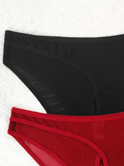 BUYCO Femal Fitted Hollow Out Mesh Panties