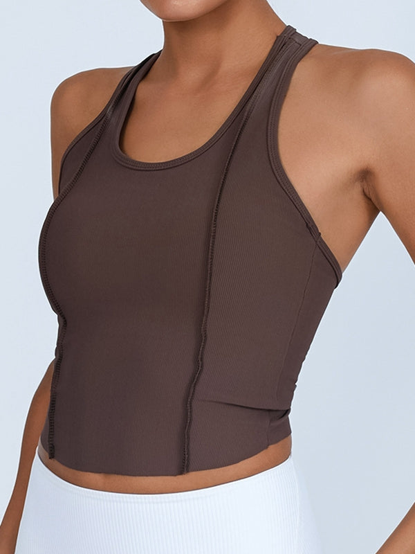 BUYCO Female U Collar Backless Tank