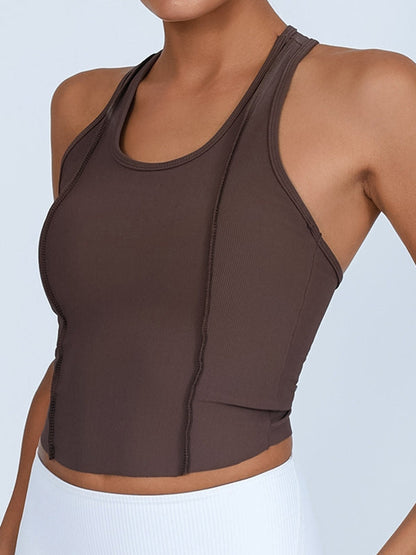 BUYCO Female U Collar Backless Tank