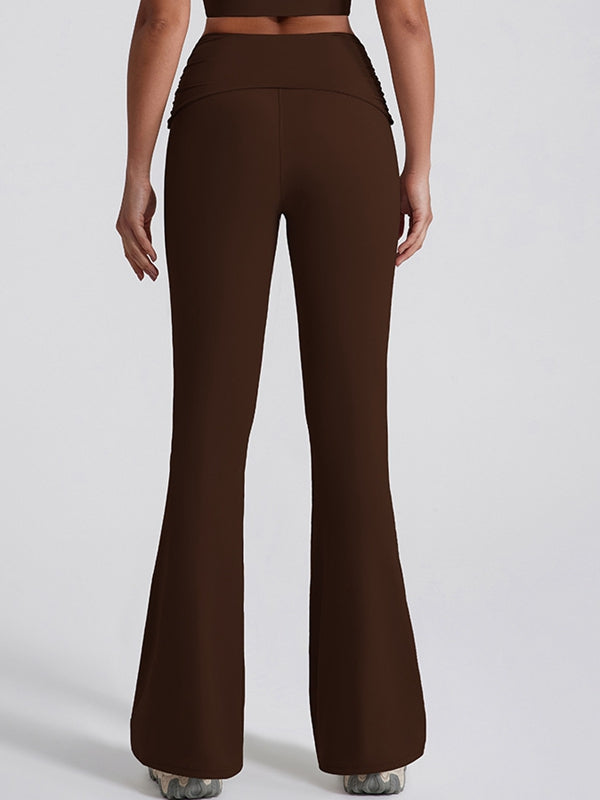 BUYCO Female Twist Flare Hip-lift Leggings