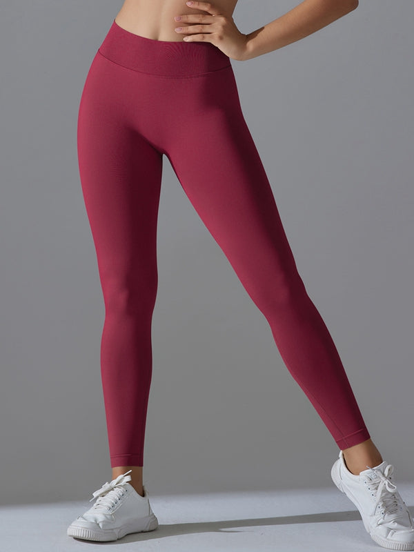 BUYCO Female Seamless Ruched Back Yoga Leggings