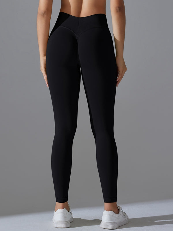 BUYCO Female Seamless Ruched Back Yoga Leggings