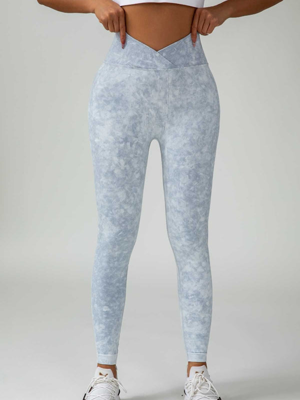 BUYCO Female Denim Ruched Back High-rise Leggings