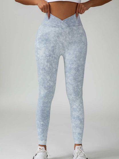BUYCO Female Denim Ruched Back High-rise Leggings