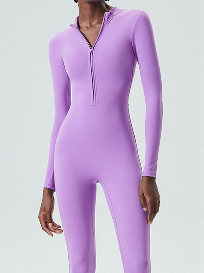 BUYCO Female Zipper Hip-lift Jumpsuit