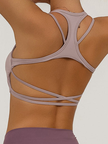 BUYCO Female Cross Back Quick Dry Sports Bras
