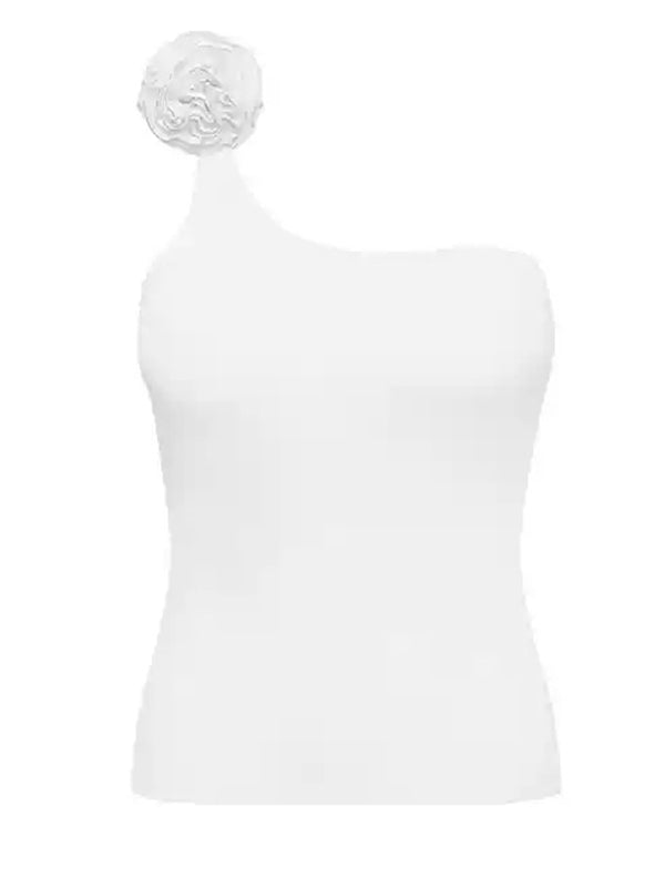 BUYCO Female Flower Tailoring Backless Tank