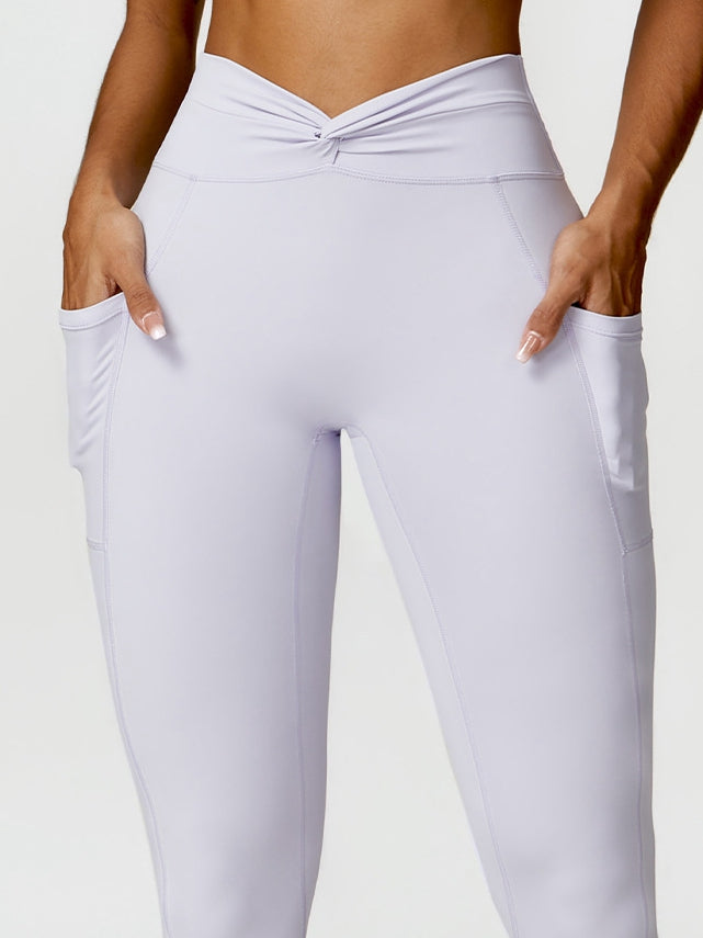 BUYCO Female Pocket Twist Leggings