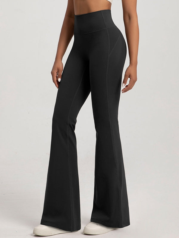 BUYCO Female Fleece Flare Elastic Tight Leggings