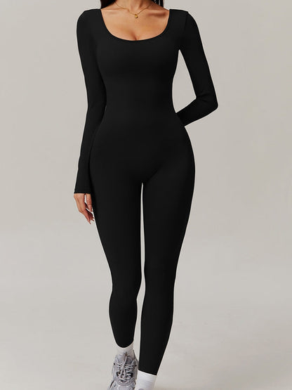 BUYCO Female Fitted Cutout Pocket Fit Cargo Jumpsuit