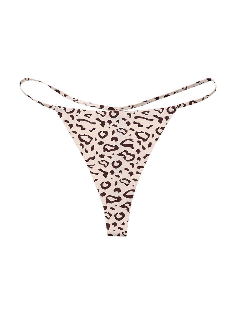 BUYCO  Female T-back Leopard Print Panties