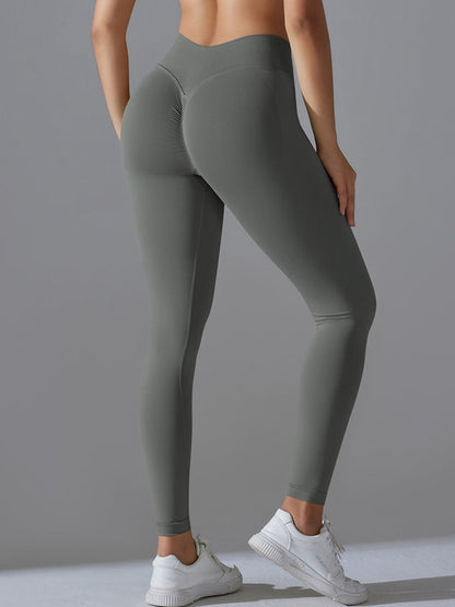 BUYCO Female Seamless Ruched Back Yoga Leggings