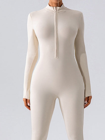 BUYCO Female Zipper Hip-lift Jumpsuit