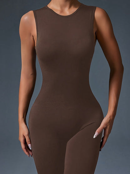 BUYCO Female Backless Ruched Back Jumpsuit