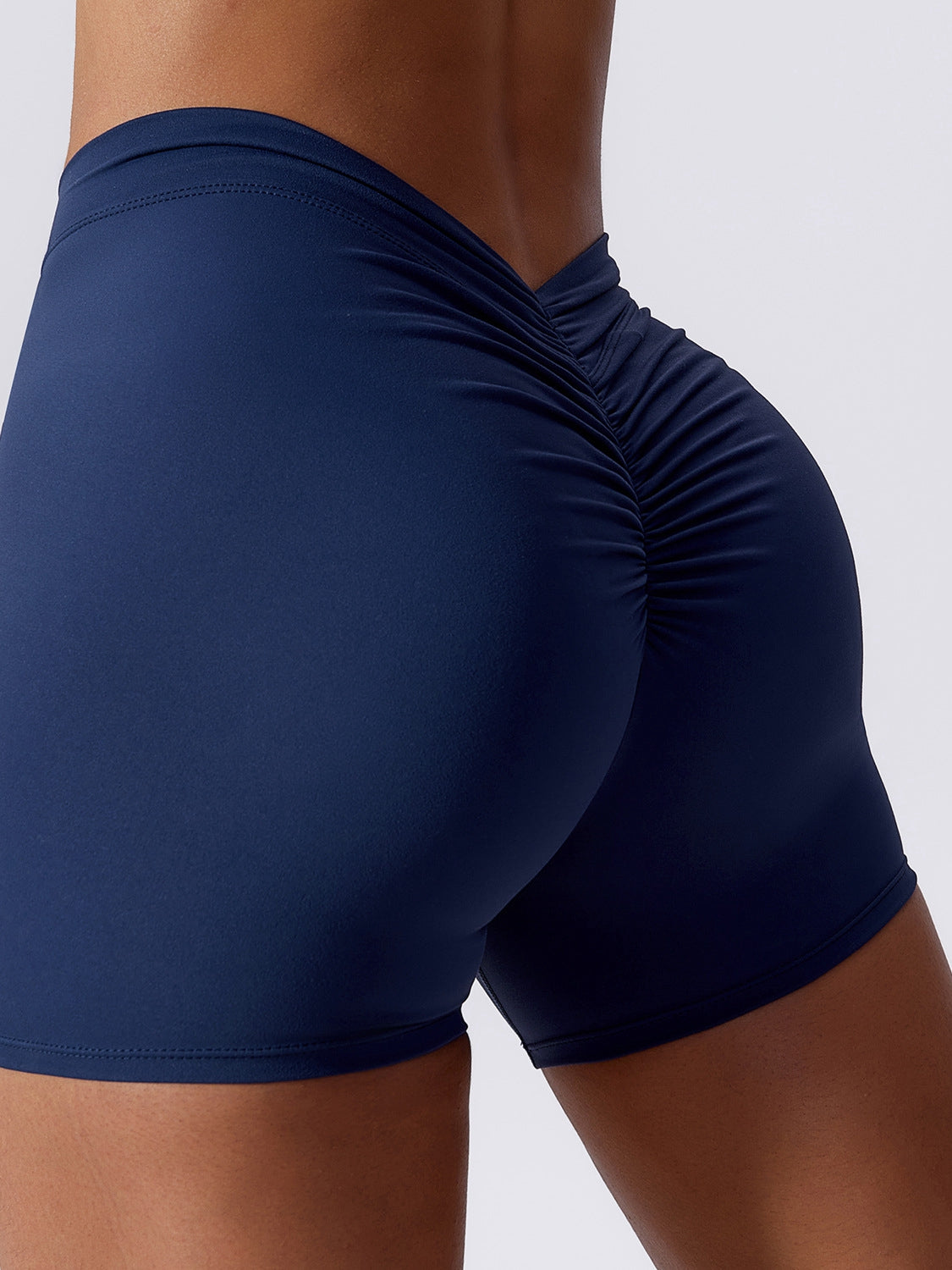 BUYCO Female Ruched Back Deep V Back Leggings