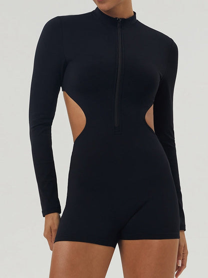 BUYCO Female Zipper Cutout Romper