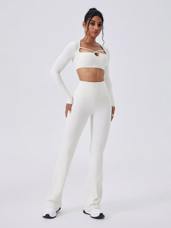 BUYCO Female Hollow Out Long Sleeves