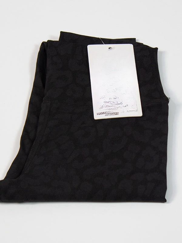 BUYCO Female Fitted Leopard Print Hip-lift Leggings