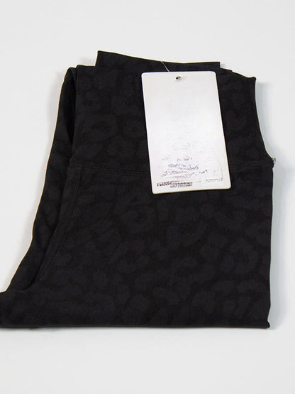 BUYCO Female Fitted Leopard Print Hip-lift Leggings