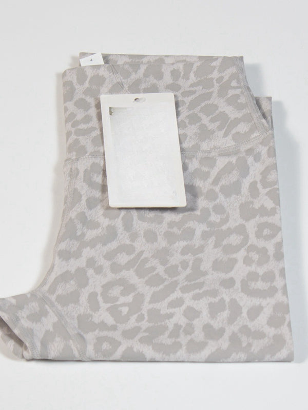 BUYCO Female Fitted Leopard Print Hip-lift Leggings
