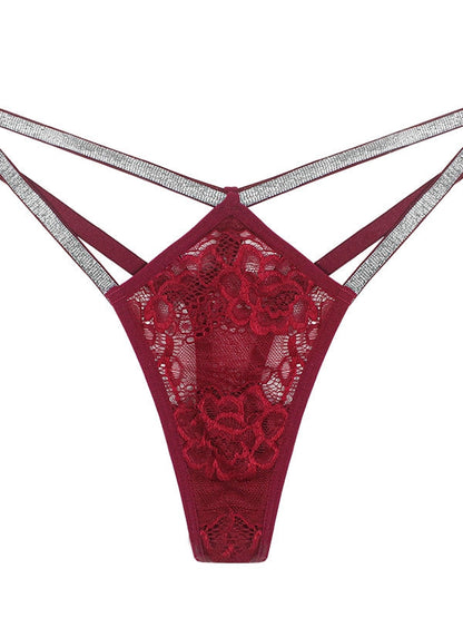 BUYCO Female Diamond Lace Hollow Out Panties