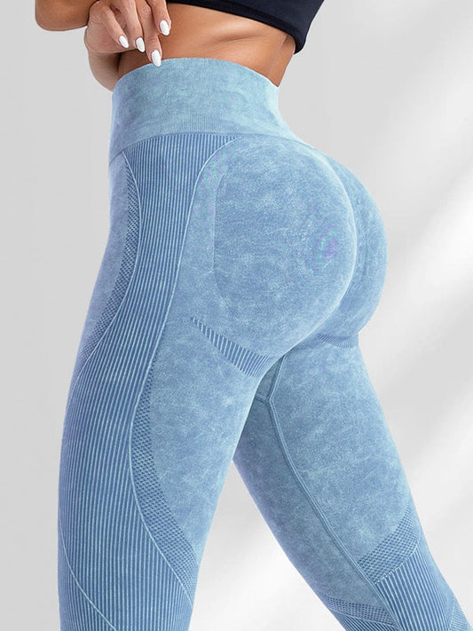 BUYCO Female Denim Ruched Back Hip-lift Leggings
