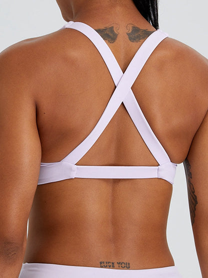 BUYCO Female High-support Cross Back Sports Bras