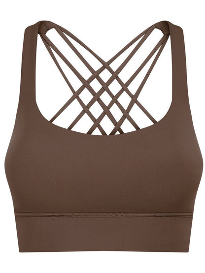 BUYCO Female Basic Cross Back Sports Bras