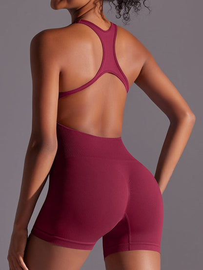 BUYCO Female Hollow Out Sweat-absorbent Breathable Romper