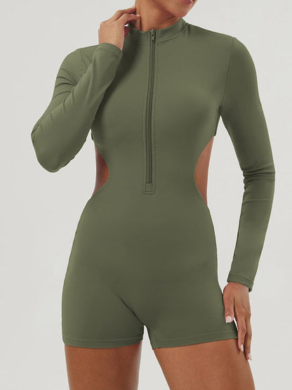 BUYCO Female Zipper Cutout Romper