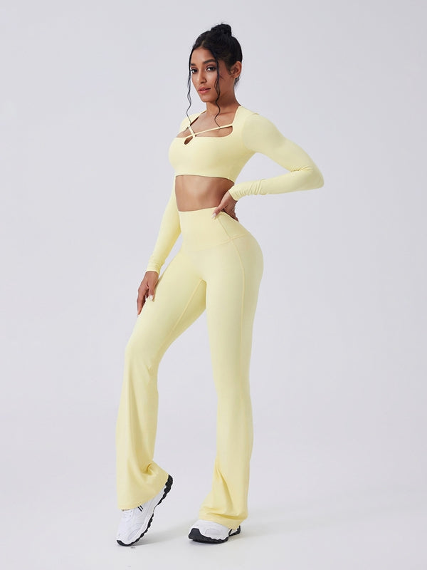 BUYCO Female Hollow Out Long Sleeves