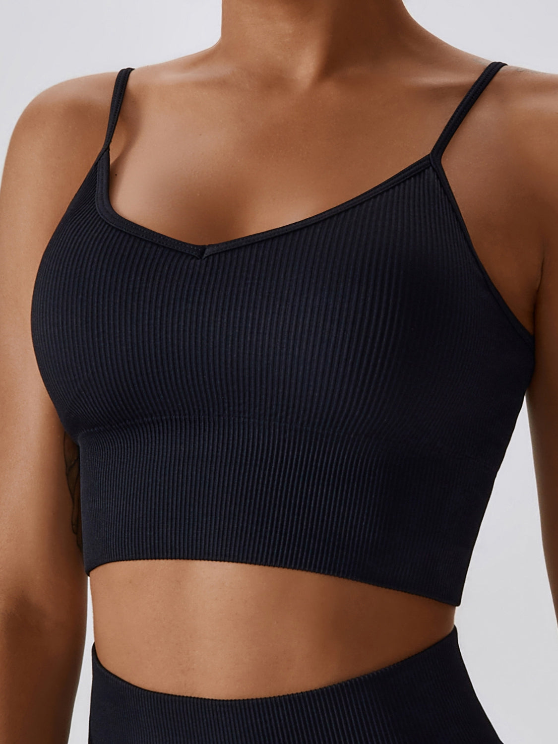 BUYCO Female Ribbed Ruched Back Spandex Gym Fit Shorts