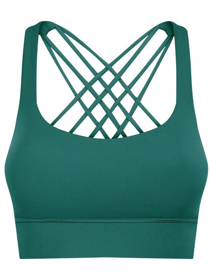 BUYCO Female Basic Cross Back Sports Bras