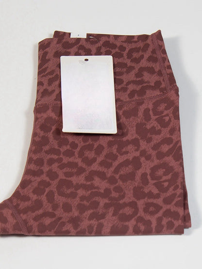 BUYCO Female Fitted Leopard Print Hip-lift Leggings
