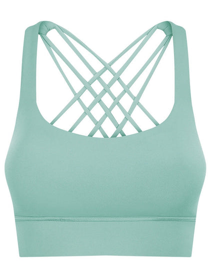 BUYCO Female Basic Cross Back Sports Bras