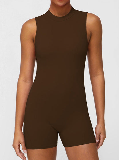 BUYCO Female Backless Ruched Back With Pads Romper