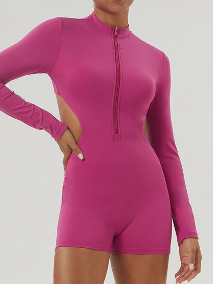 BUYCO Female Zipper Cutout Romper
