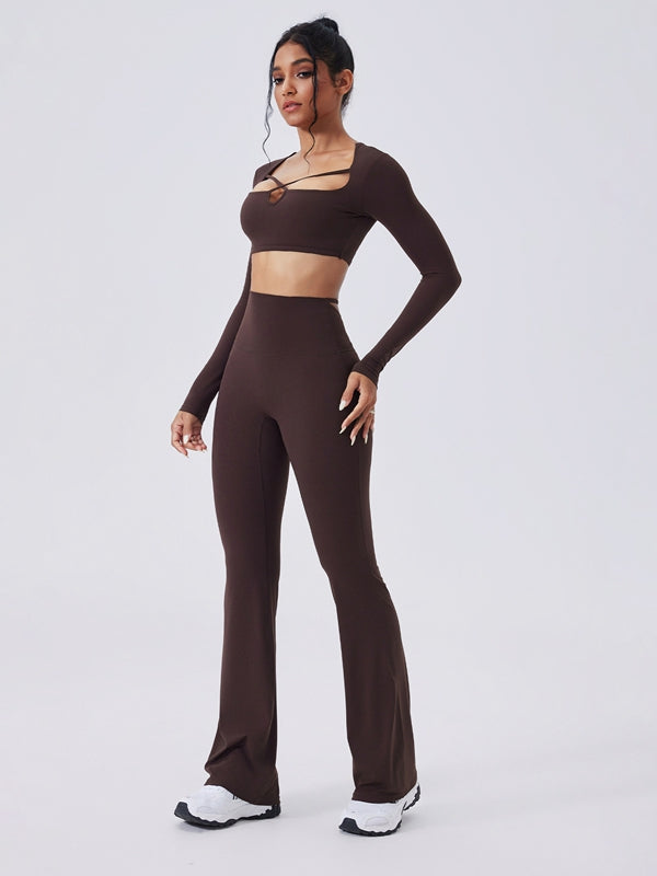 BUYCO Female Hollow Out Long Sleeves